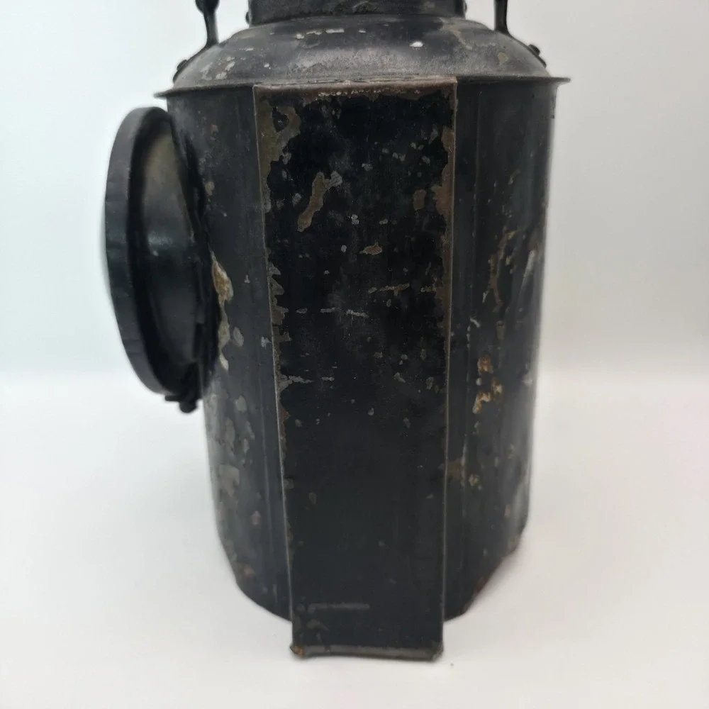 Rare Antique Vintage Adlake Non-Sweating Railroad Lantern Chicago +Original Tank